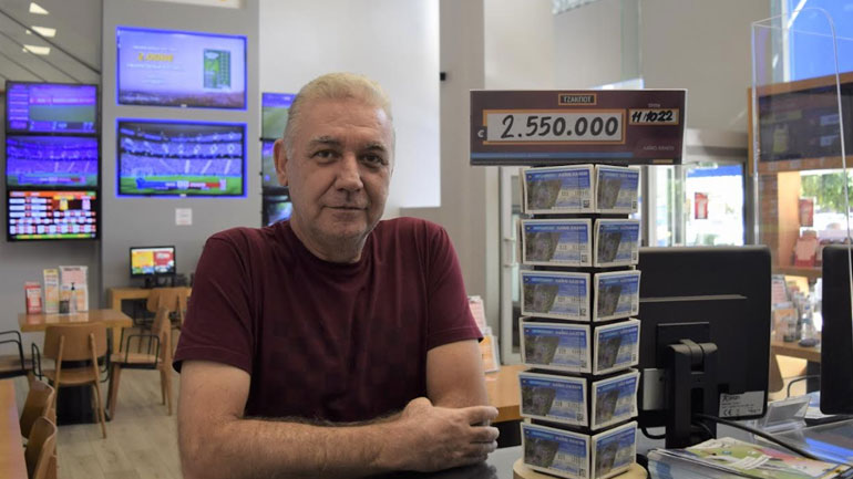 Γεράσιμος Κουλούρης, ιδιοκτήτης καταστήματος ΟΠΑΠ στην Καλλιθέα