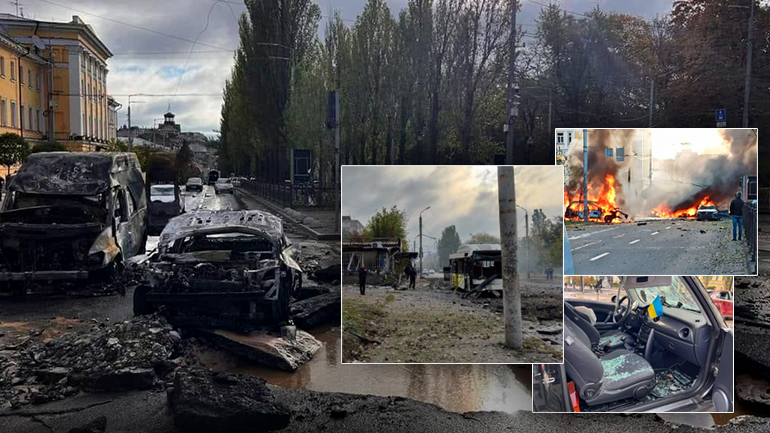 Ρωσική πυραυλική επίθεση στο Κίεβο Ρωσική πυραυλική επίθεση στο Κίεβο