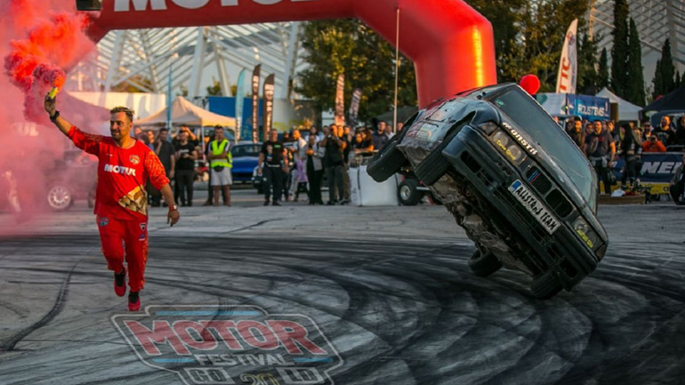 Διαφήμιση για τον μηχανοκίνητο αθλητισμό το φαντασμαγορικό 20o Motor Festival του ΟΑΚΑ!