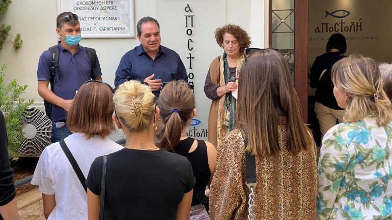 Tην αγκαλιά της  σε 2000 Ουκρανούς  προσέφερε μέχρι σήμερα  η «ΑΠΟΣΤΟΛΗ»