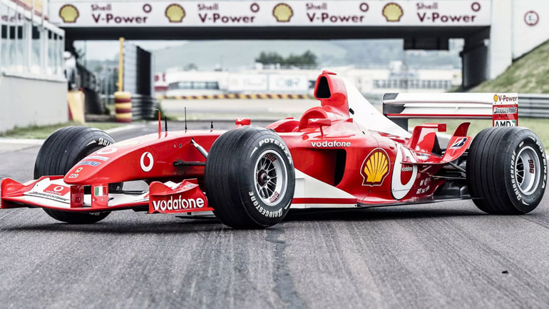 Δημοπρατείται μονοθέσιο του Michael Schumacher και αναμένεται να «πιάσει» 9 εκατ.