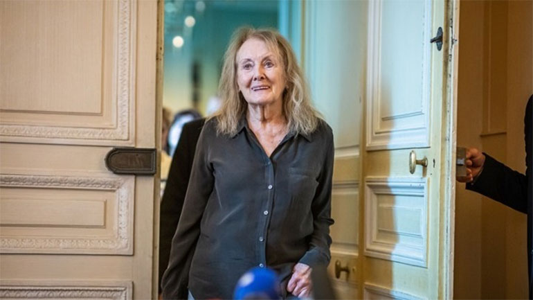 Θερμή υποδοχή στη νομπελίστρια Ανί Ερνό