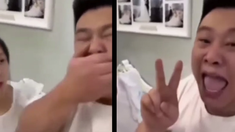 Σύζυγος αποκρούει τα χαστούκια της γυναίκας του