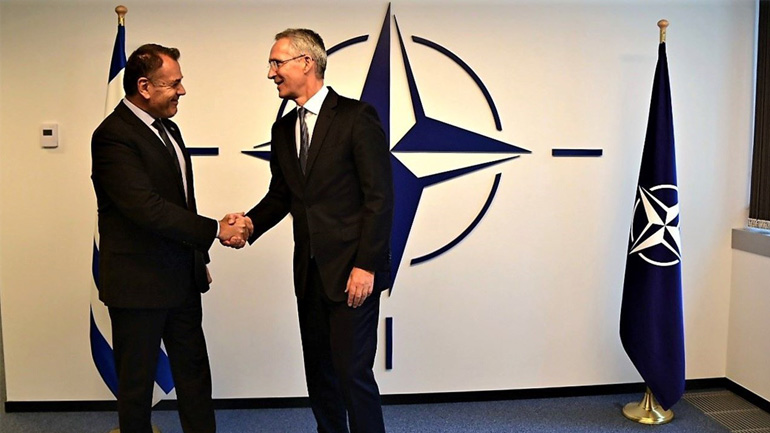 Βέλγιο: Συζήτηση Παναγιωτόπουλου – Στόλτενμπεργκ για την επιθετική ρητορική Τουρκίας