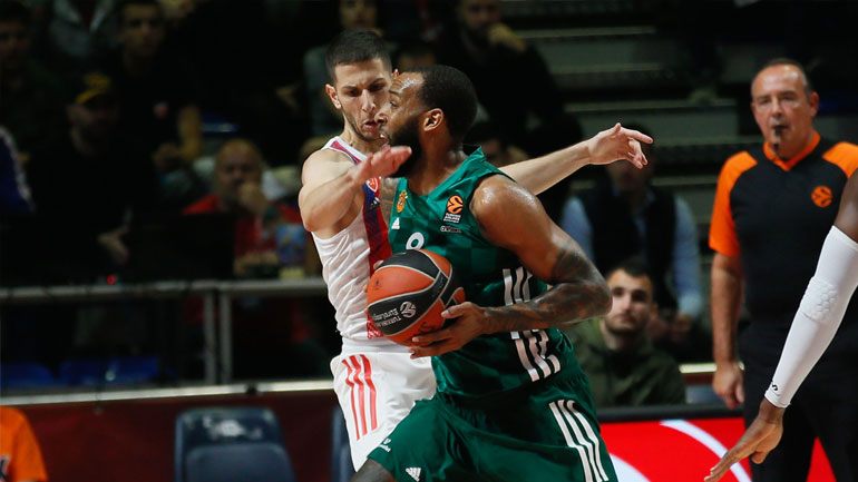 Σπουδαίο «διπλό» για τον Παναθηναϊκό στο Βελιγράδι, νίκησε 77-75 τον Ερυθρό Αστέρα!