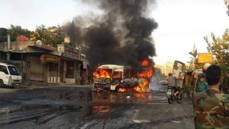 Συρία: Τουλάχιστον 17 νεκροί στρατιώτες από έκρηξη σε λεωφορείο