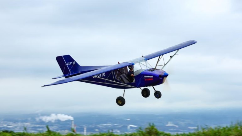 Υπερελαφρό αεροσκάφος με κινητήρα Yamaha 