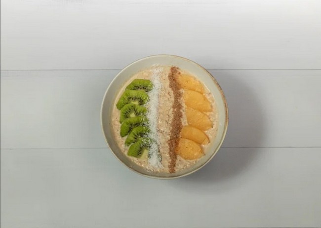 Almond milk with peanut butter