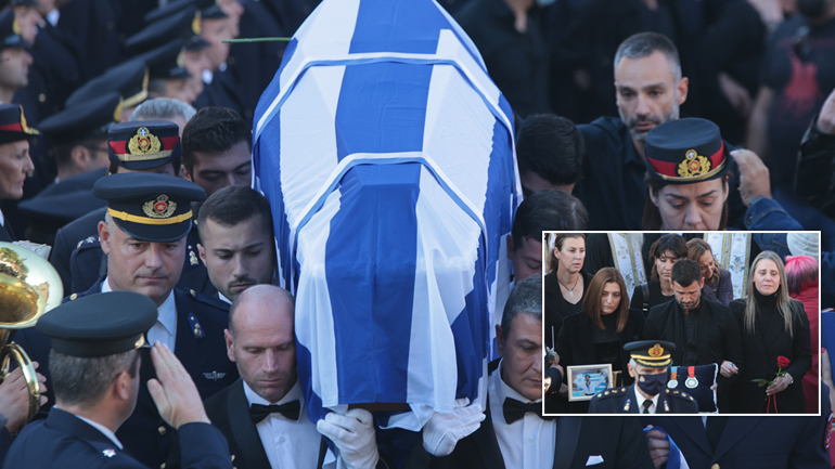 Ανείπωτη θλίψη στην κηδεία του Αλέξανδρου Νικολαΐδη