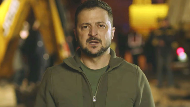 Ζελένσκι: Σφοδρές μάχες γύρω από τις πόλεις Σολεντάρ και Μπαχμούτ στο Ντονμπάς