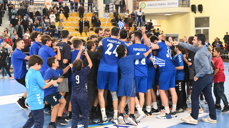 Xάντμπολ: Σπουδαία νίκη για την Εθνική ανδρών, 32-28 την Ολλανδία