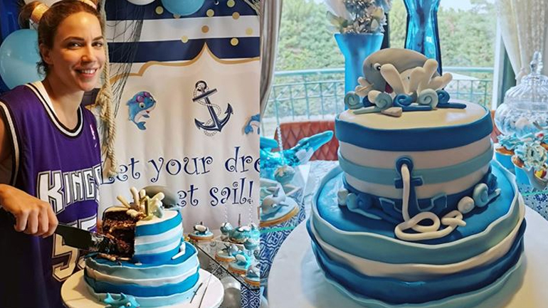 Κατερίνα Στικούδη: Γιόρτασε τα πρώτα γενέθλια του γιου της Βύρωνα- Η εντυπωσιακή τούρτα έκπληξη