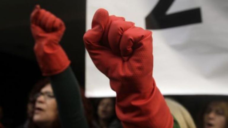 Boυλή: Συνάντηση βουλευτών του ΣΥΡΙΖΑ-ΠΣ με απολυμένες καθαρίστριες