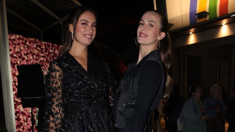 Άννα Πρέλεβιτς: Βραδινή έξοδος με την αδελφή της Τέα