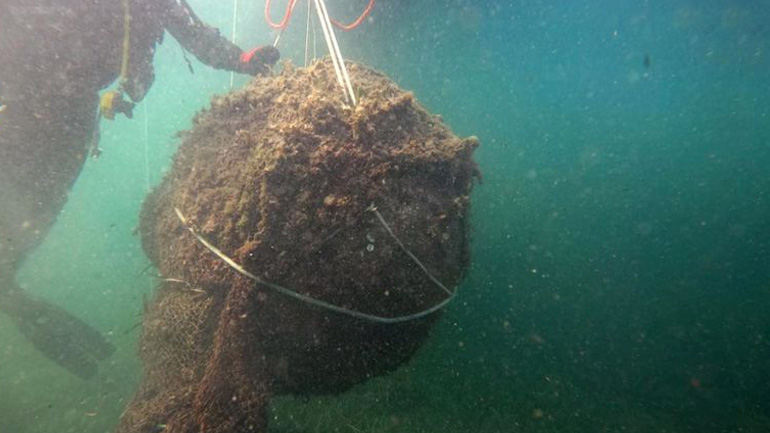 Eξουδετερώθηκε θαλάσσια νάρκη του Β’ Παγκοσμίου Πολέμου στo Μεσολόγγι