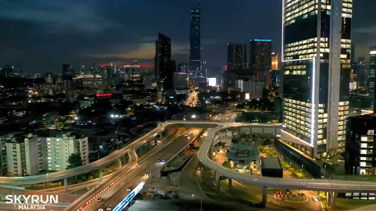 Η Κουάλα Λουμπούρ σε καταπληκτικό εναέριο βίντεο