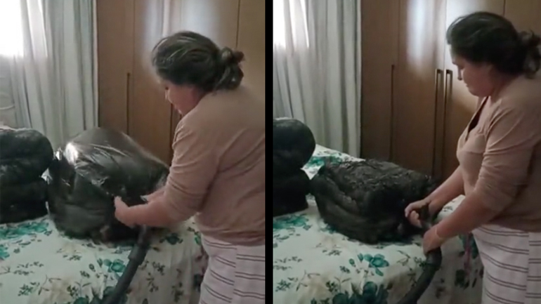 Έξυπνο κόλπο με την ηλεκτρική σκούπα