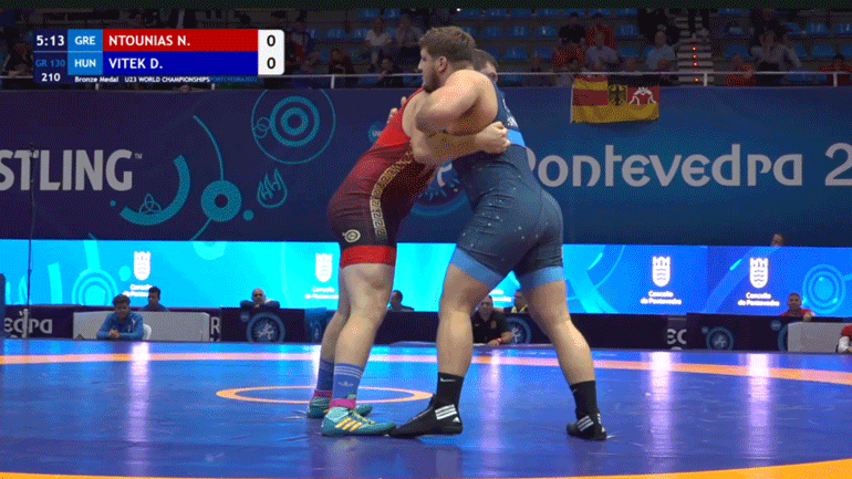 Πάλη: Πέμπτος στο Παγκόσμιο Κ23 ο Ντούνιας
