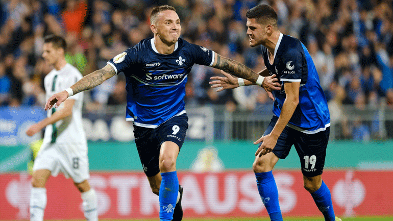 Κύπελλο Γερμανίας: Η Ντάρμσταντ «πέταξε έξω» την Γκλάντμπαχ