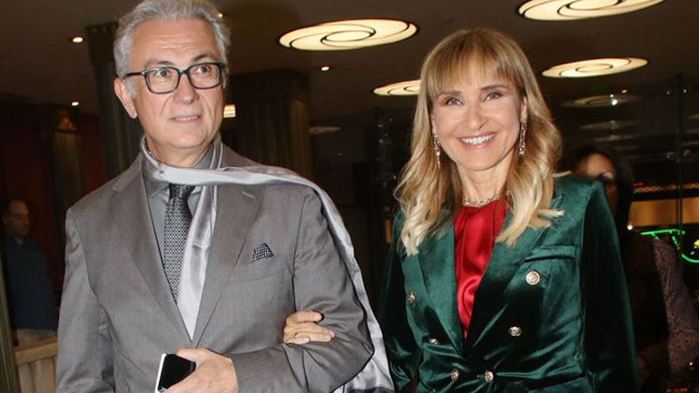 Θεόδωρος Ρουσόπουλος – Μάρα Ζαχαρέα: Σπάνια δημόσια εμφάνιση σε φιλανθρωπικό gala