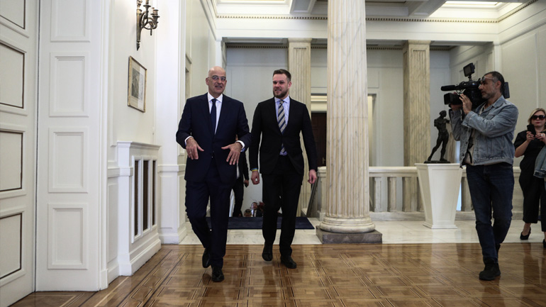 Με τον ΥΠΕΞ της Λιθουανίας συναντήθηκε ο Δένδιας