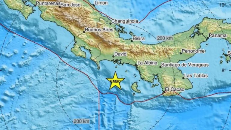 Σεισμική δόνηση 6,8 Ρίχτερ στον Παναμά