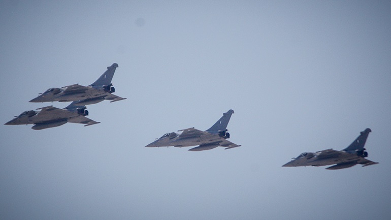 Πτήσεις μαχητικών πάνω από τη Θεσσαλονίκη