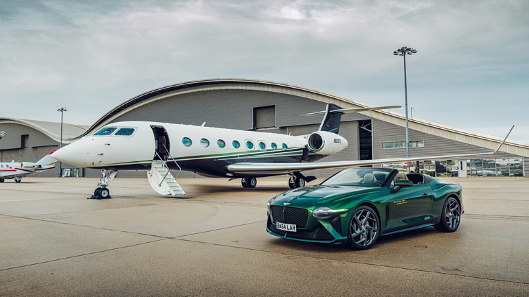 Η τεχνογνωσία της μοναδικής Bentley Bacalar στα πολυτελή αεροσκάφη της Flexjet