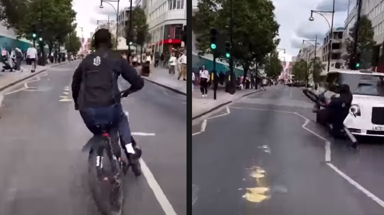 Νέα μόδα: Σούζες με ποδήλατο και αποφυγή τη τελευταία στιγμή