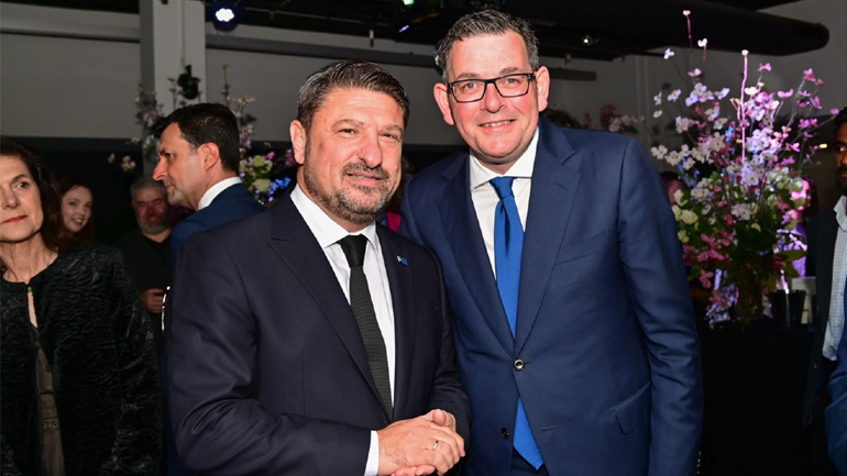 Στην Αυστραλία ο Χαρδαλιάς: Συναντήθηκε με τον πολιτειακό πρωθυπουργό της Βικτώρια