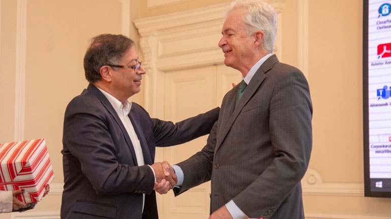 Κολομβία: Συνάντηση του προέδρου Γουστάβο Πέτρο με τον διευθυντή της CIA