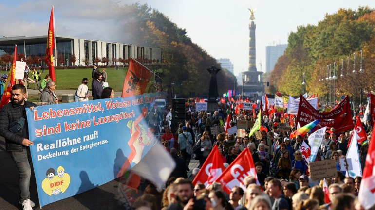 Στους δρόμους οι Γερμανοί για την ενεργειακή κρίση