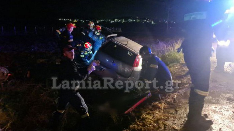 Λαμία: Ένας νεκρός και δύο τραυματίες σε σφοδρή σύγκρουση