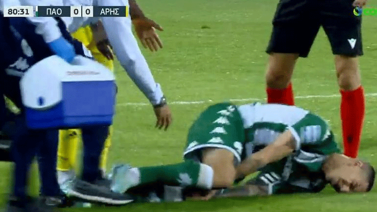 Παναθηναϊκός: Στο νοσοκομείο ο Αϊτόρ – Φόβοι για ρήξη χιαστού