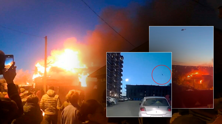 Ρωσικό Sukhoi συνετρίβη σε σπίτι στη Σιβηρία