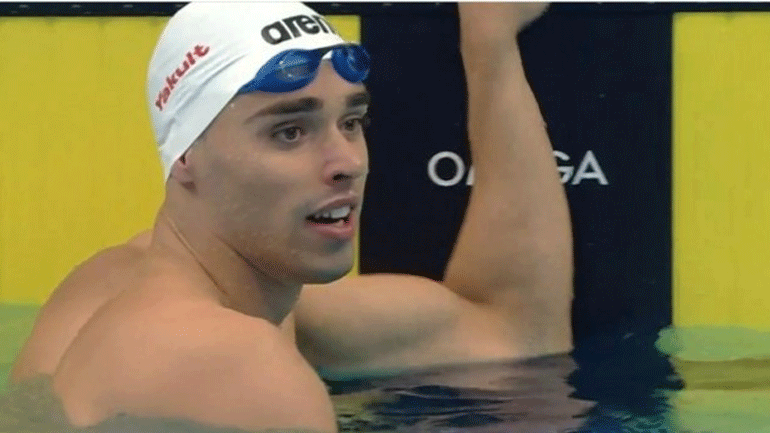 Κολύμβηση: Με τη δεύτερη επίδοση ο Χρήστου στον τελικό των 100μ. ύπτιο στο Παγκόσμιο