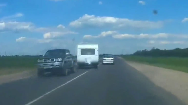 Τροχόσπιτο εκτός ελέγχου