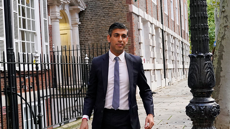 Ο Ρίσι Σούνακ νέος πρωθυπουργός της Μεγάλης Βρετανίας