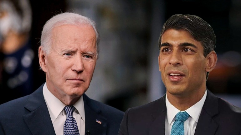 Επαναστατική χαρακτηρίζει την ανάληψη της πρωθυπουργίας από τον Ρίσι Σούνακ ο Τζο Μπάιντεν