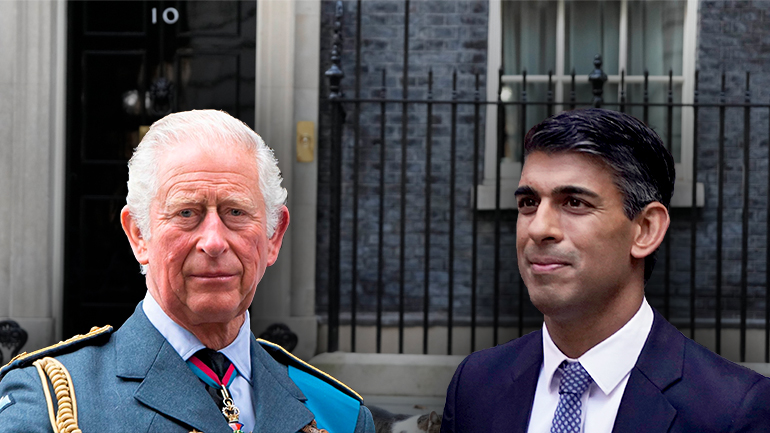 Εντολή σχηματισμού κυβέρνησης δίνει ο Κάρολος στον Σούνακ