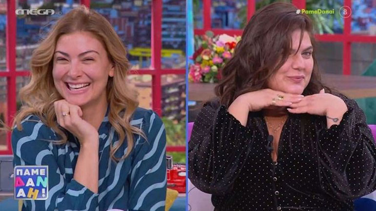 Δανάη Μπάρκα – Δέσποινα Καμπούρη: Αφαίρεσαν το μακιγιάζ τους στον αέρα του «Πάμε Δανάη»