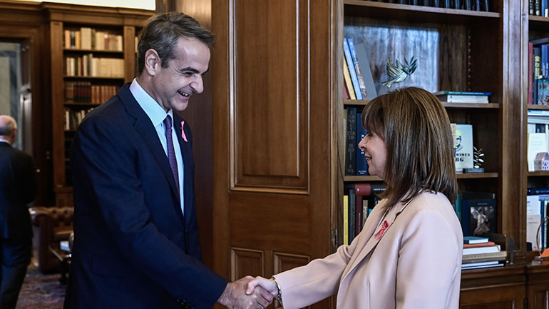 Συνάντηση Σακελλαροπούλου – Μητσοτάκη – Τι συζητήθηκε