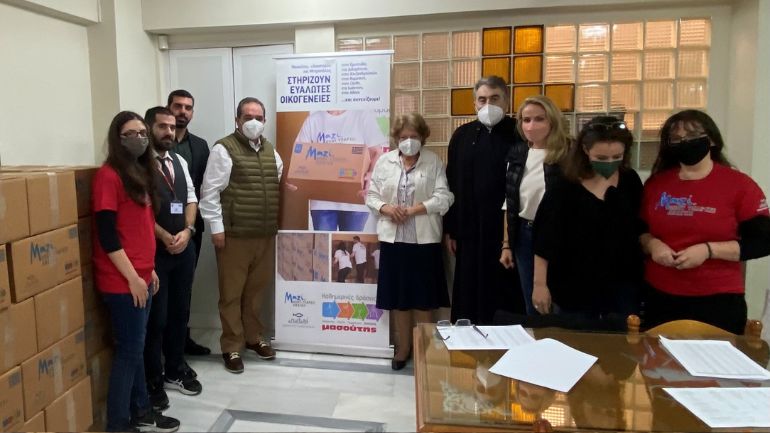 Η «ΑΠΟΣΤΟΛΗ» της Αρχιεπισκοπής στηρίζει 2.500 οικογένειες της Αθήνας