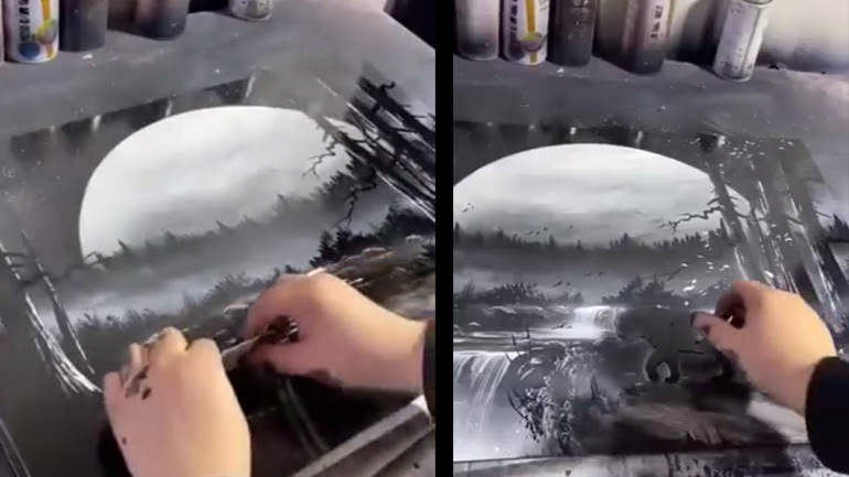 Ζωγραφιά με σπρέι