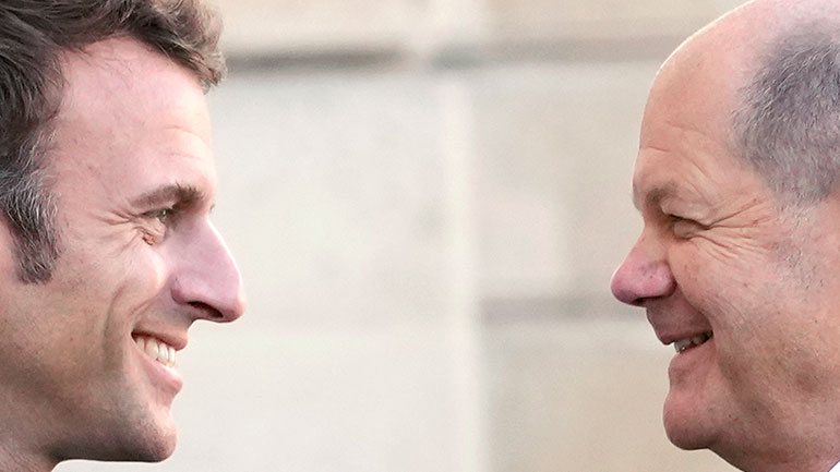 Οικονομία και ενέργεια στο επίκεντρο της συνάντησης Μακρόν – Σολτς