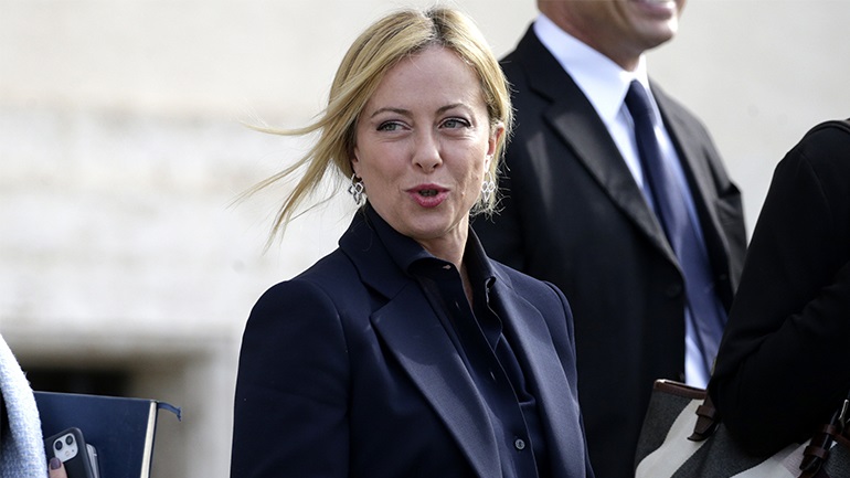 Ιταλία: Τηλεφωνική συνομιλία της Τζόρτζια Μελόνι με τον Γενικό Γραμματέα του ΝΑΤΟ