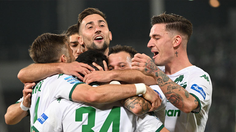 «Πάρτι» του Παναθηναϊκού στο Πανθεσσαλικό, συνέτριψε 5-1 τον Βόλο και έκανε το «10 στα 10» στη Super League!