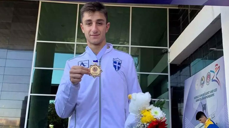 Καράτε: «Χρυσός» ο Ψωμάς στο Παγκόσμιο Πρωτάθλημα εφήβων