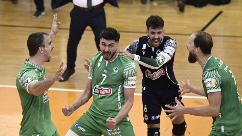 Βόλεϊ: Στον Παναθηναϊκό το πρώτο ντέρμπι της σεζόν, 3-1 σετ τον ΠΑΟΚ