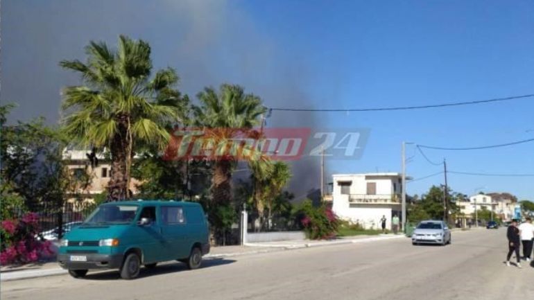 Πάτρα: Οριοθετημένη η φωτιά σε χαμηλή βλάστηση στην περιοχή Λάππα